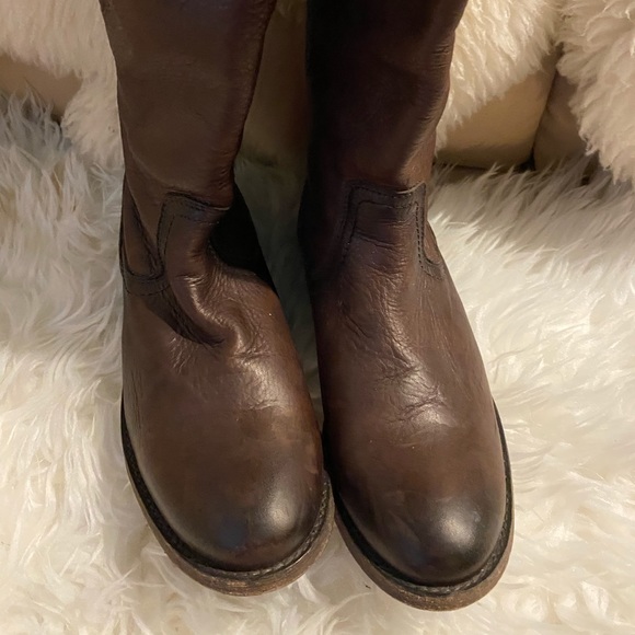Frye Boots , gently worn. No signs of use except the soles - Picture 2 of 3